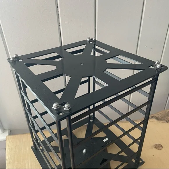 JUST IN Black Rotating Earring Holder Rack Organizer Jewelry Display Stand - Picture 4 of 7